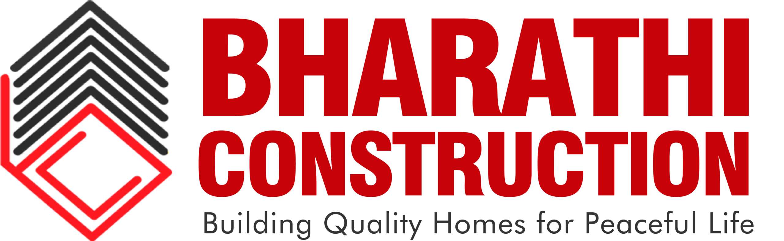 Bharathi Construction Logo