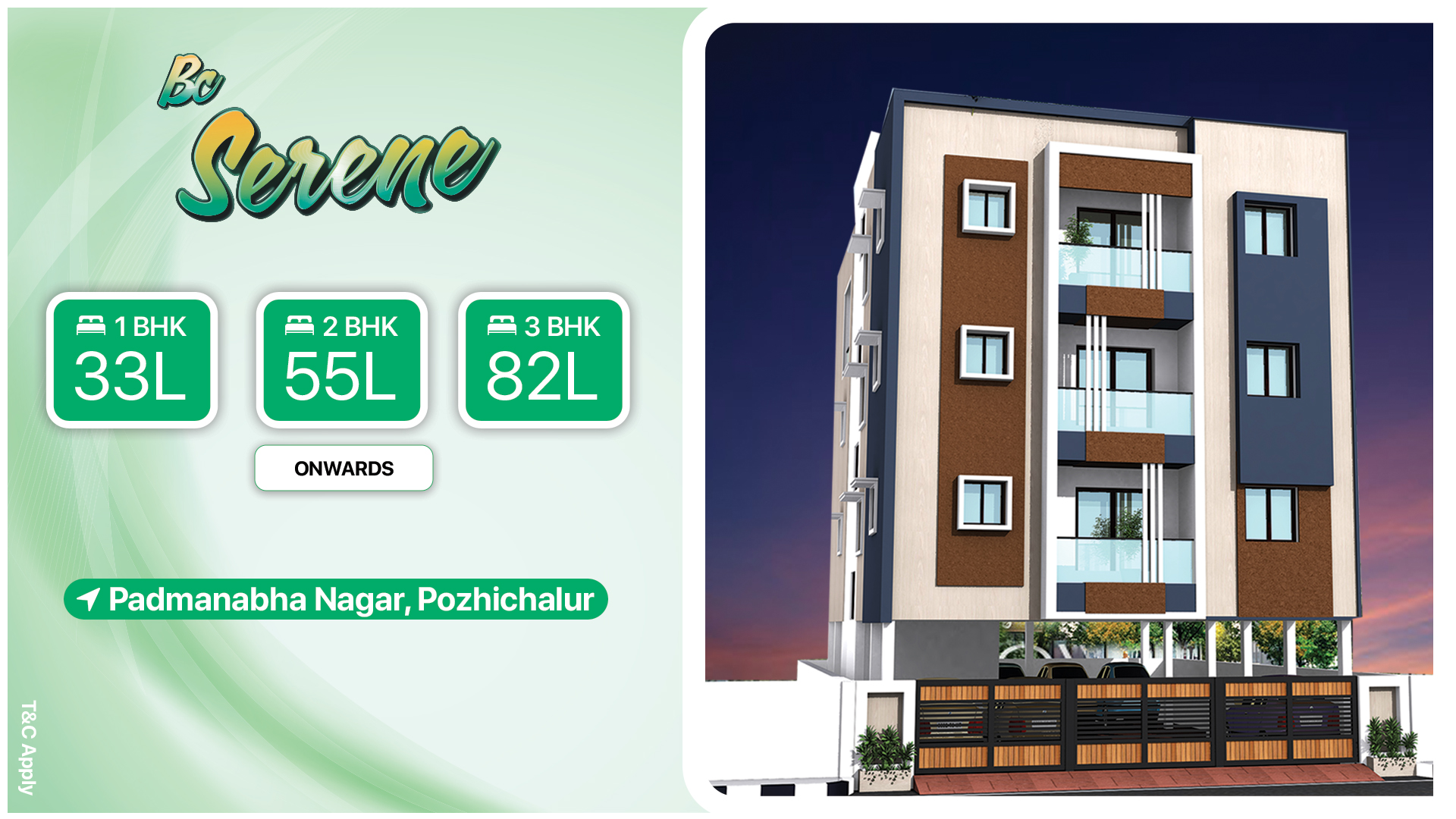 web side slider new serene